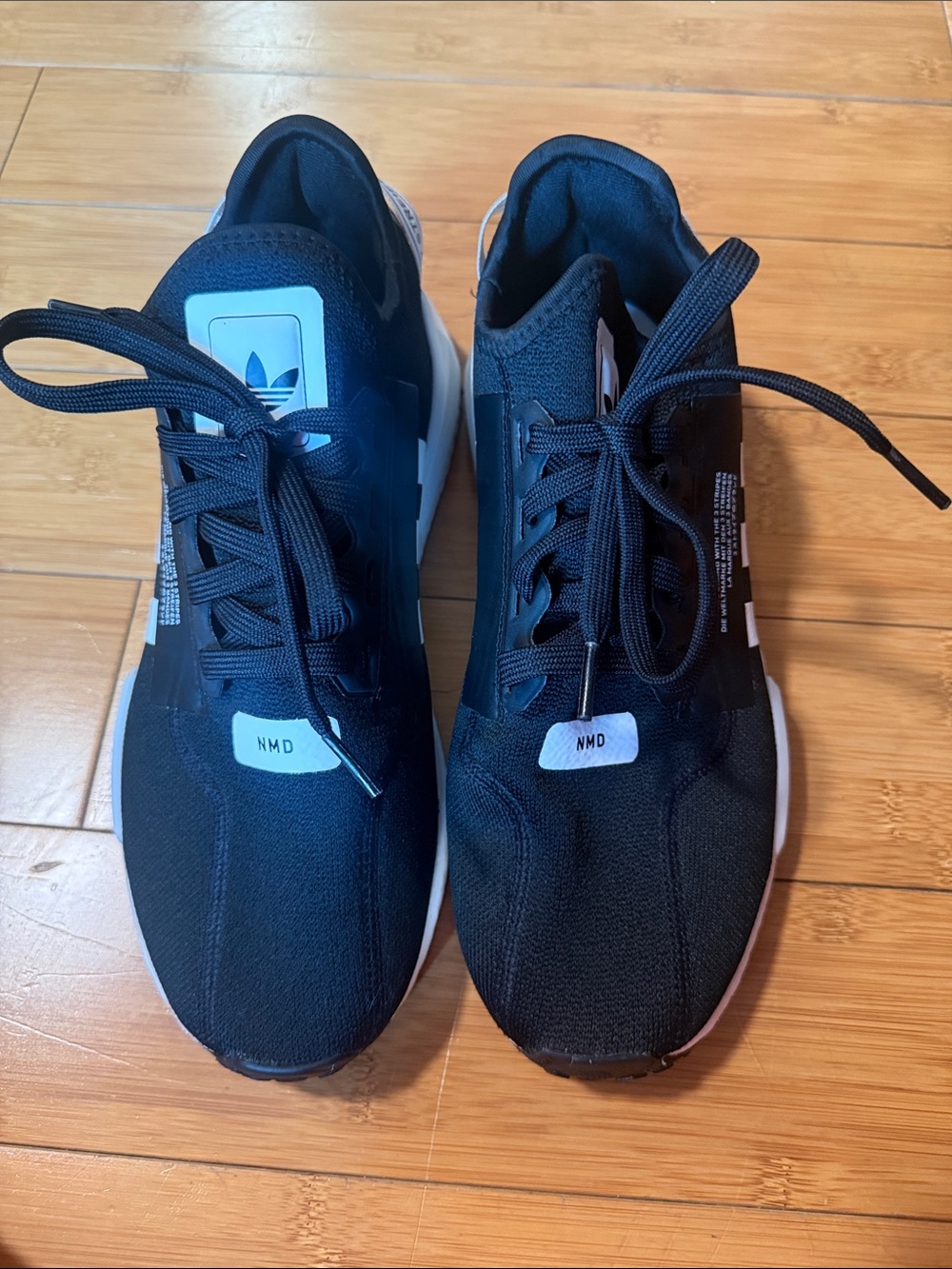adidas Black and White NMD Lifestyle Sneakers